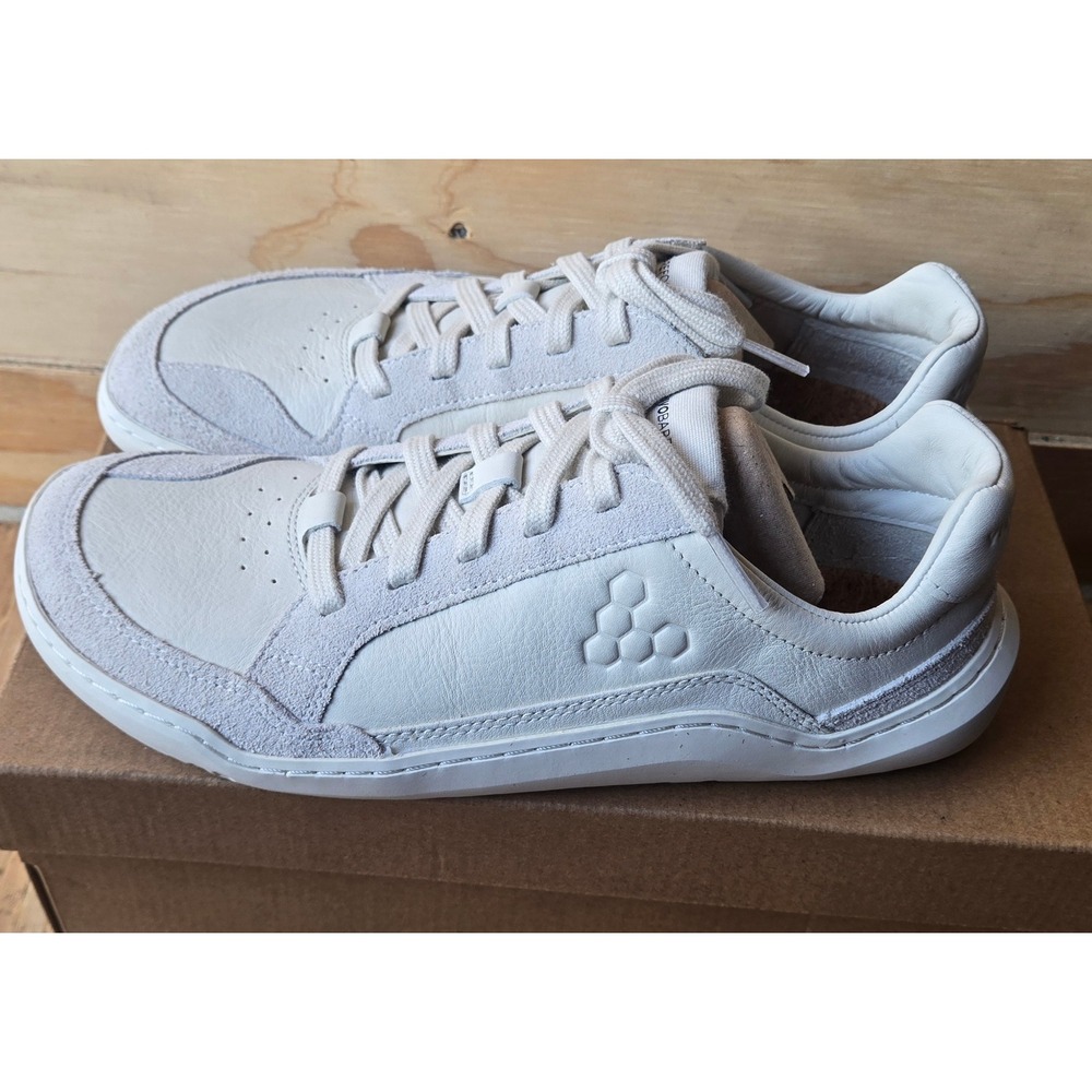 Vivobarefoot Gobi II Sneaker Leather L Limestone WhiteBarefoot Shoes EUR 40 US 9